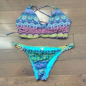 PilyQ Ankara Bikini NWOT